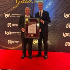 Greg McIntyre SC and Attorney General Hon Dr Tony Buti MLA