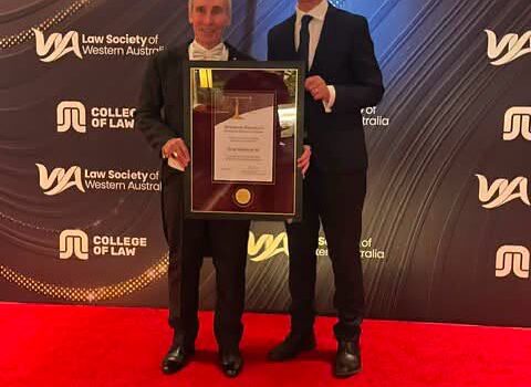 Greg McIntyre SC and Attorney General Hon Dr Tony Buti MLA